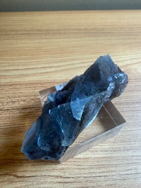 Hunan Fluorite Crystal Cluster from China | Deep Blue Purple Natural Mineral Spe